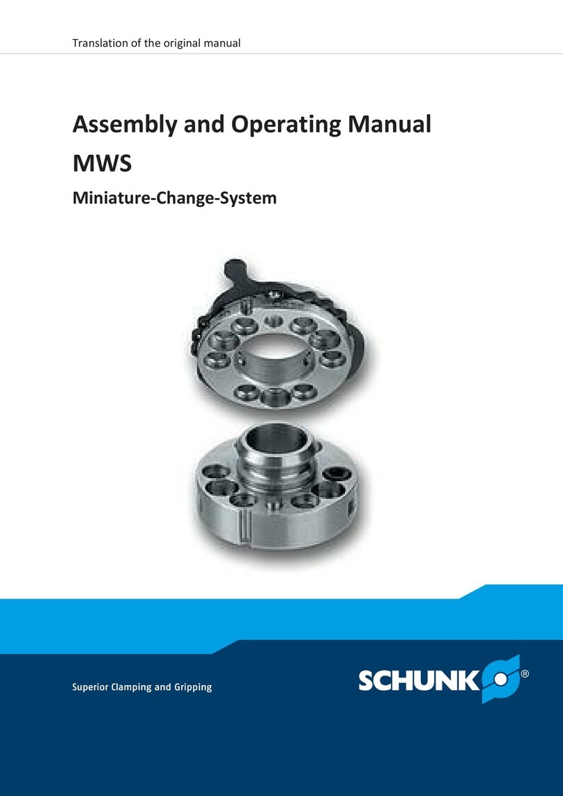 SCHUNK MWS Series User instructions