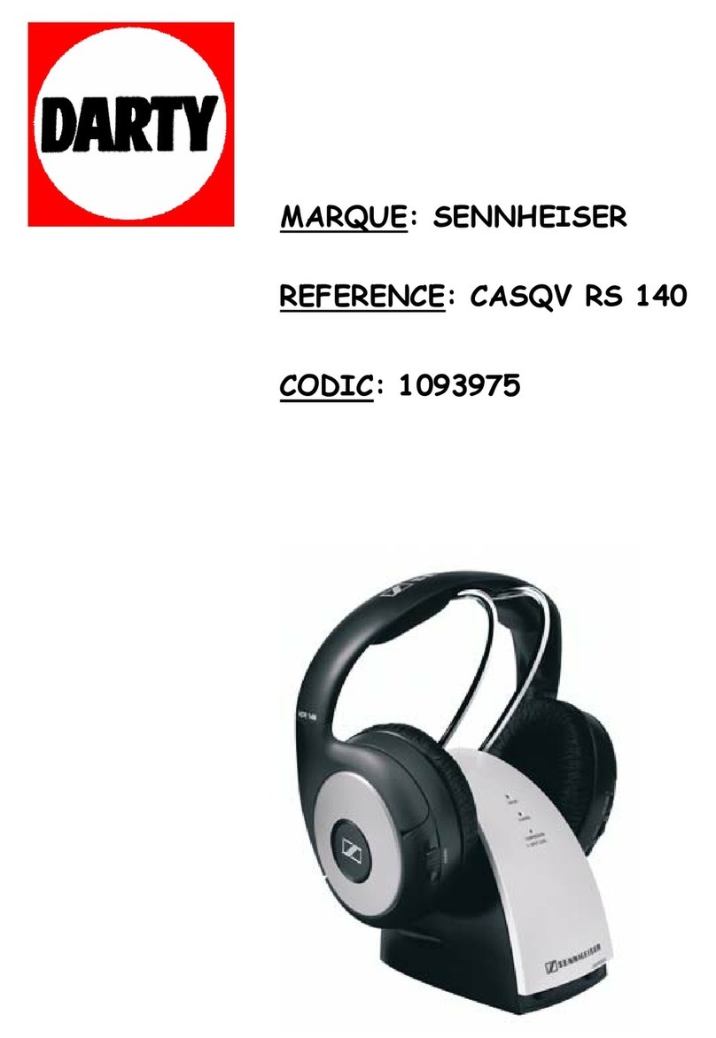 Sennheiser RS Series Quick step guide
