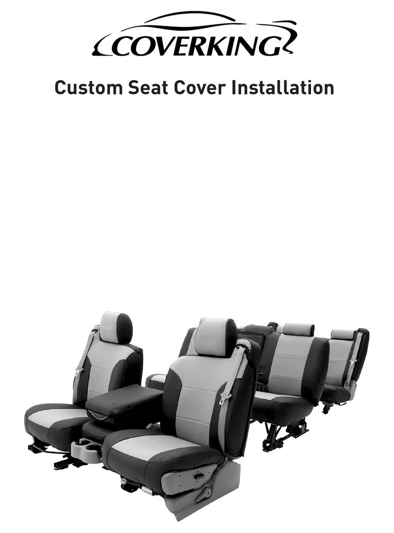 COVERKING Custom Seat Cover Installation