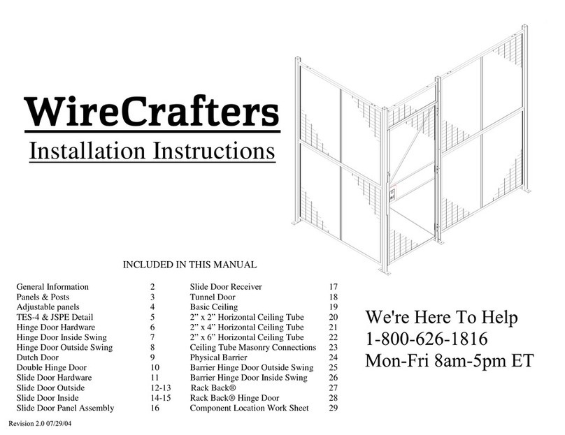 WireCrafters Style 840 installation instructions