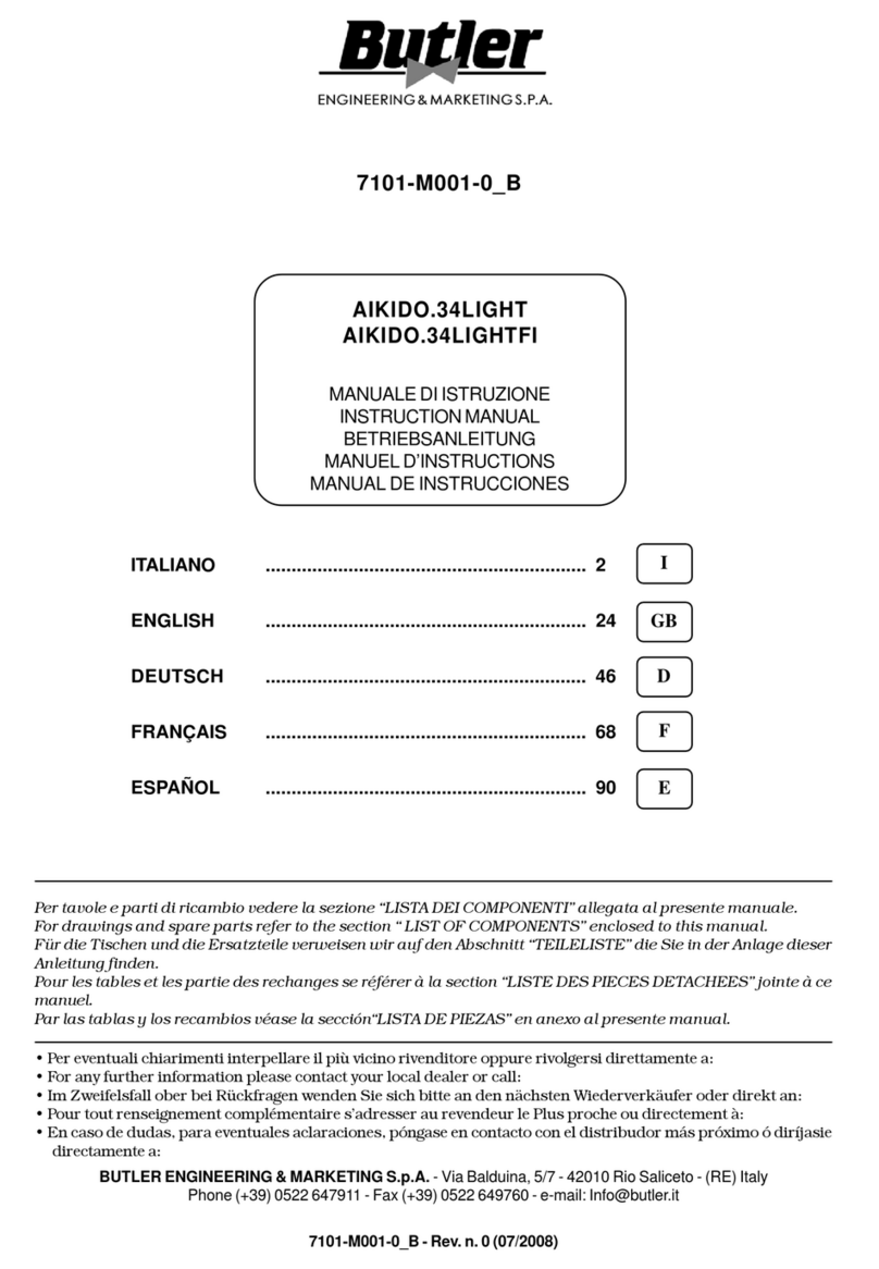 Butler AIKIDO.34LIGHTFI User manual
