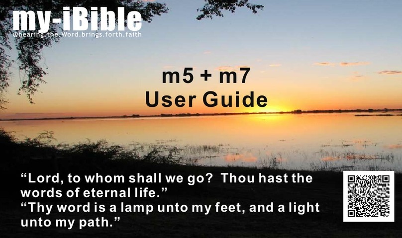 my-iBible m5 user guide