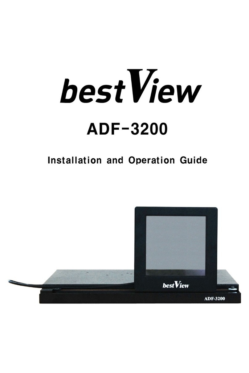 A&D bestView ADF-3200 Installation and operation guide