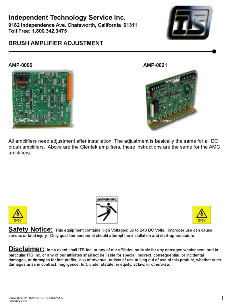 Independent Technologies AMP-0006 Adjustment Independent Technologies AMP-0006 Adjustment