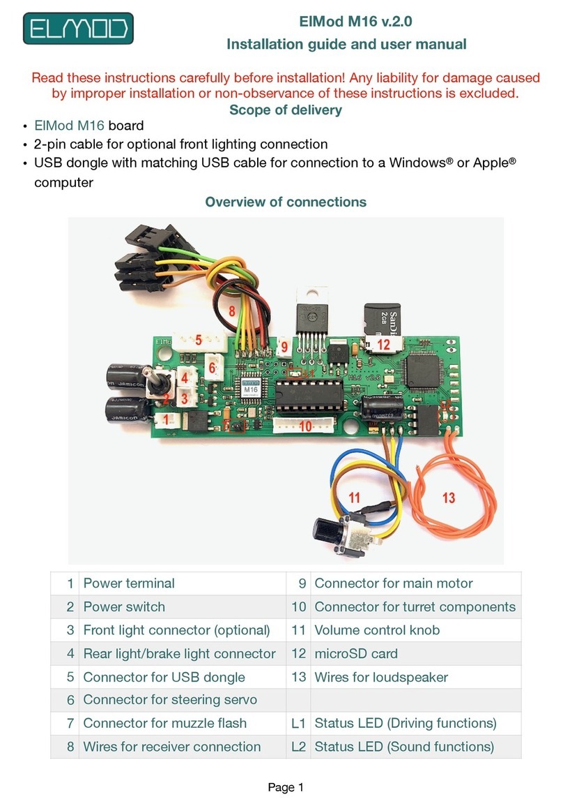 ElMod M16 v.2.0 Installation guide and user's manual