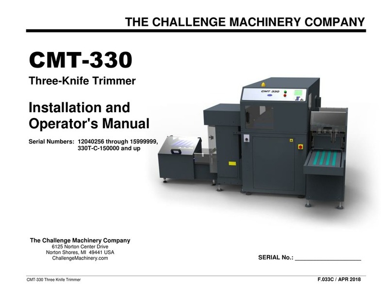 Challenge CMT 330 Setup guide