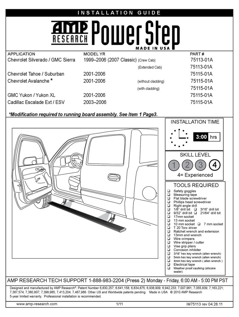 AMP Research Power Step installation guide