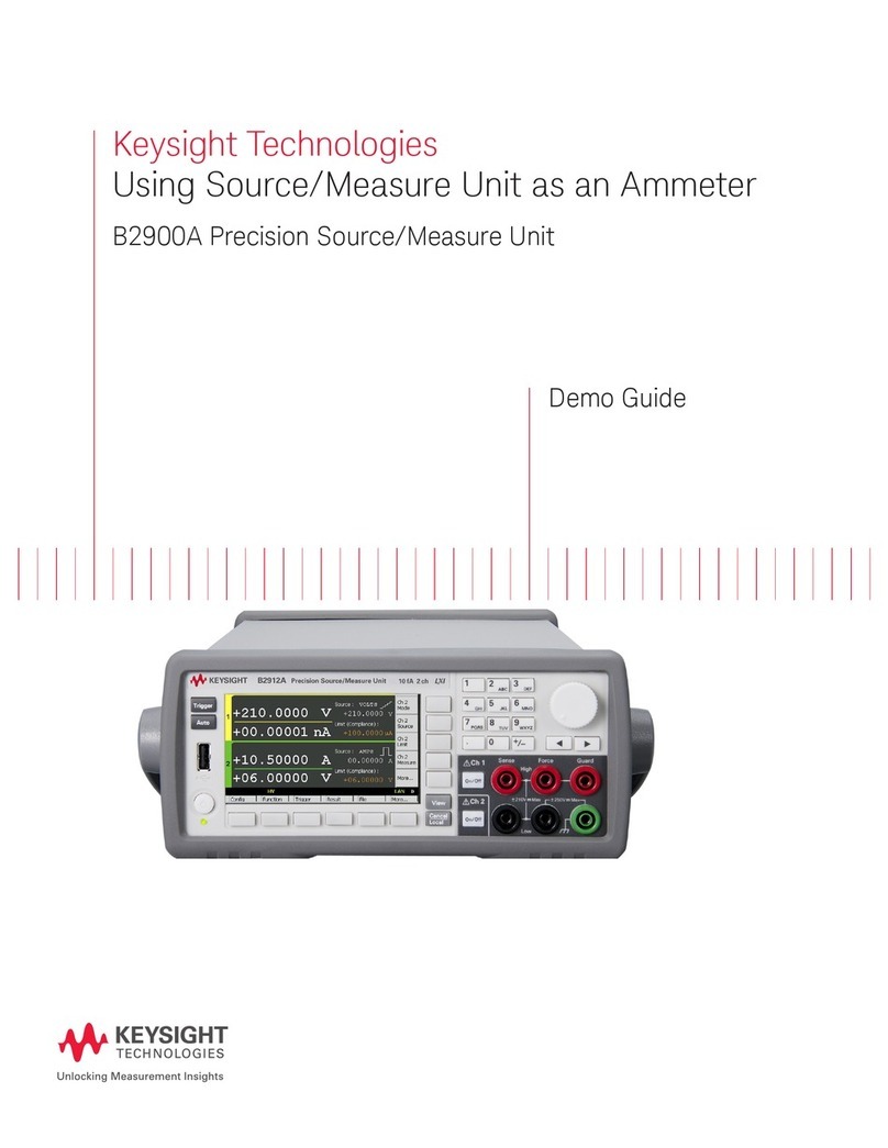 Keysight Technologies B2900A Series Demo guide