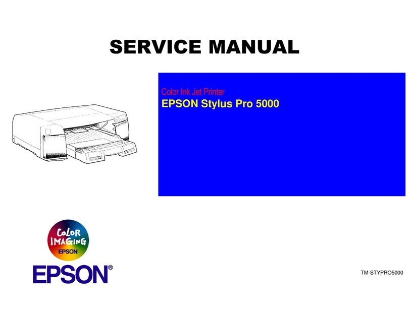 Epson Stylus Pro 5000 Service manual
