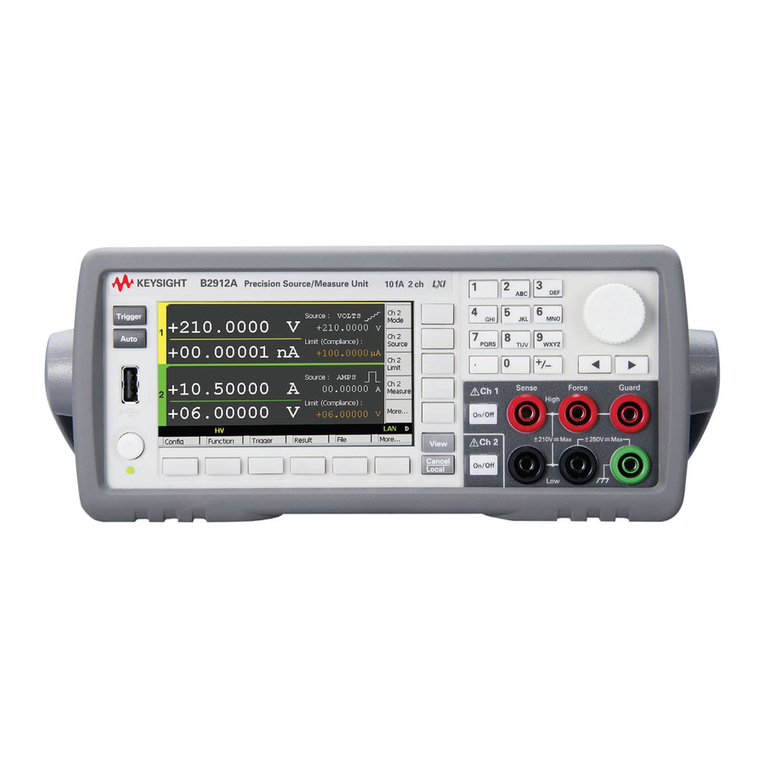 Keysight B2900A User manual