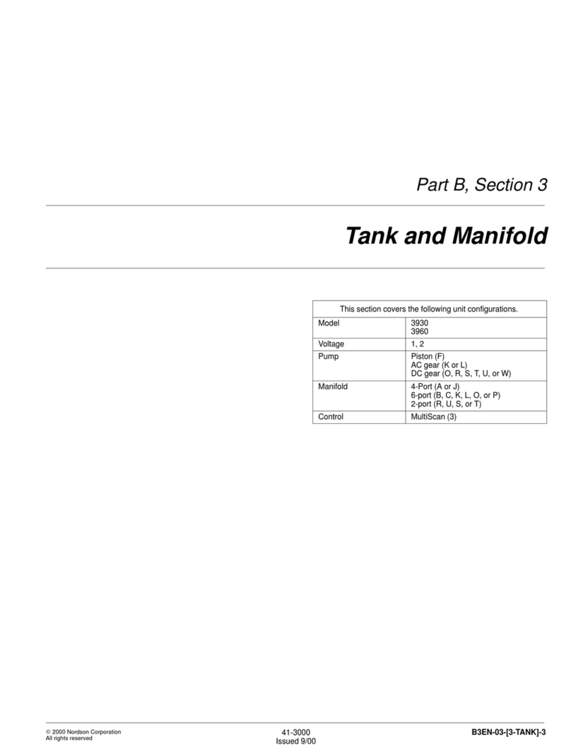 Nordson 3930 User manual Nordson 3930 User manual