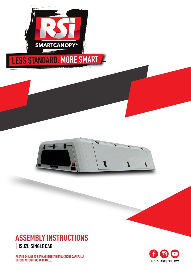 RSI ISUZU SINGLE CAB User manual
