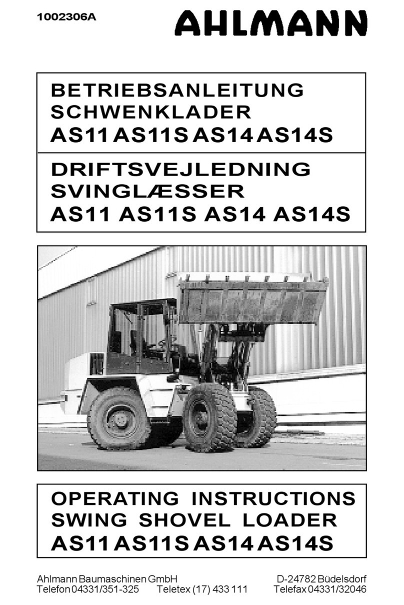 ahlmann AS11 operating instructions