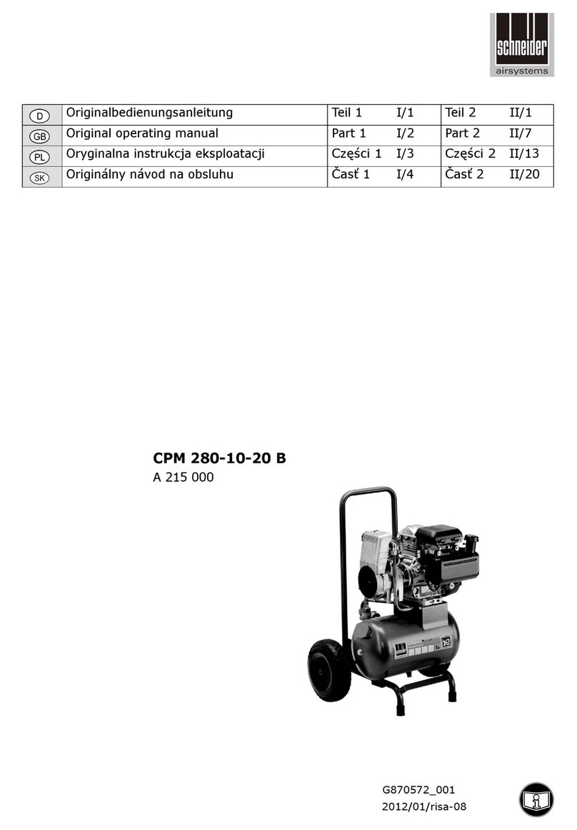 Schneider Airsystems CPM 280-10-20 B Operational manual