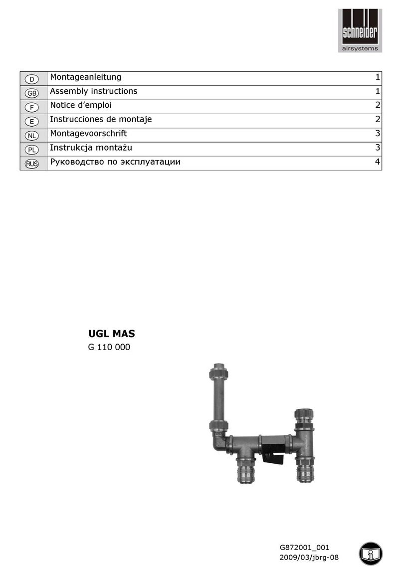 Schneider Airsystems UGL MAS User manual Schneider Airsystems UGL MAS User manual