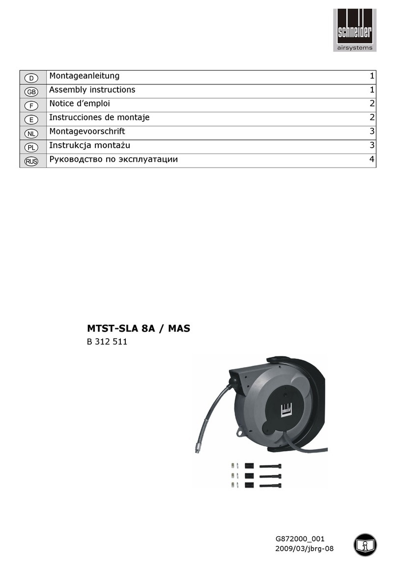 Schneider Airsystems MTST-SLA 8A MAS User manual