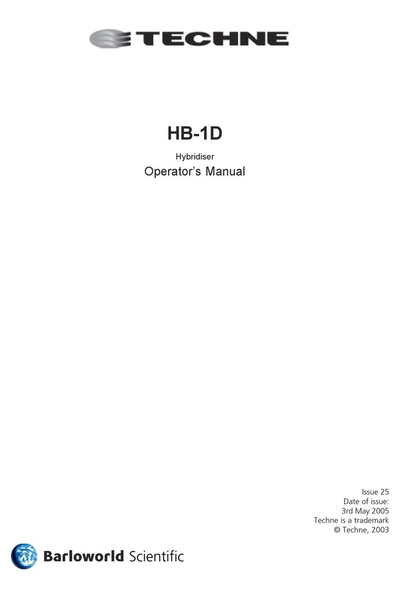 Techne Barloworld Scientific HB-1D Operator's manual