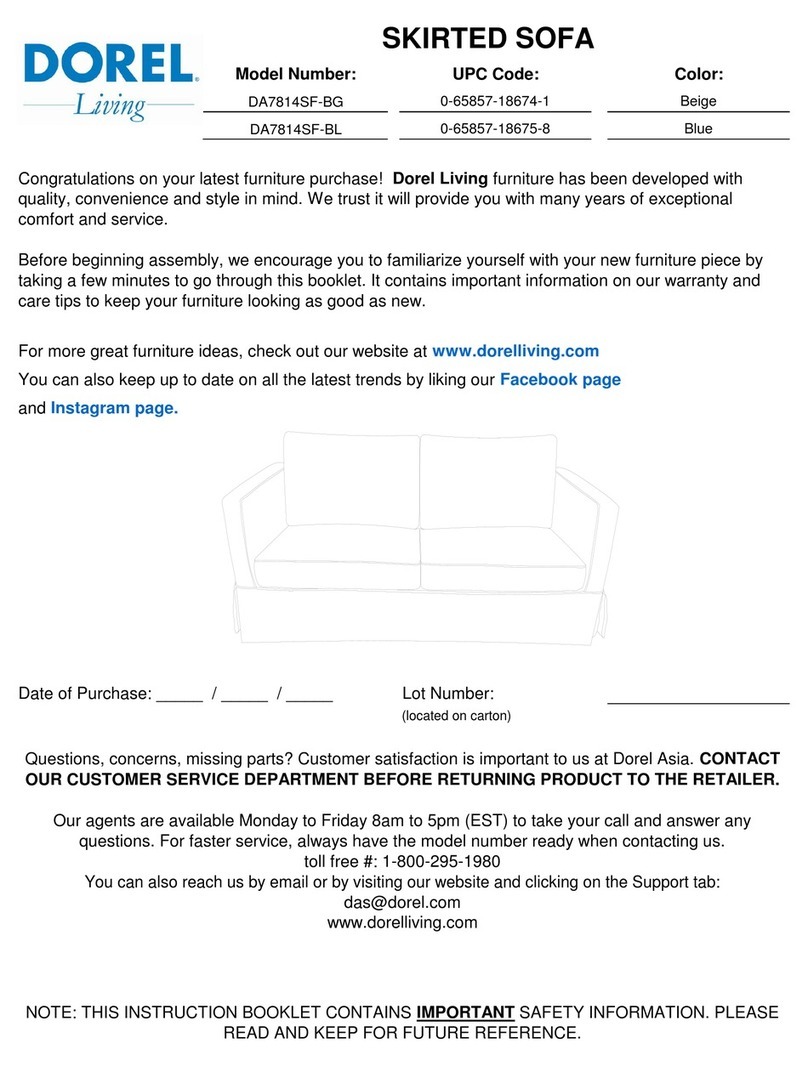 Dorel Living DA7814SF-BG manual