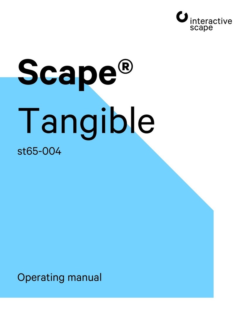 interactive scape Scape Tangible st65-004 operating manual