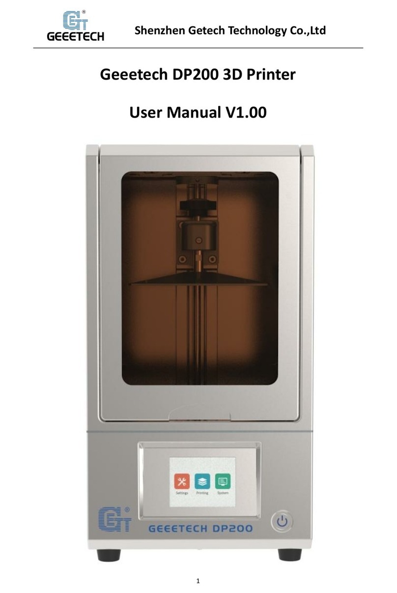 Geeetech DP200 User manual