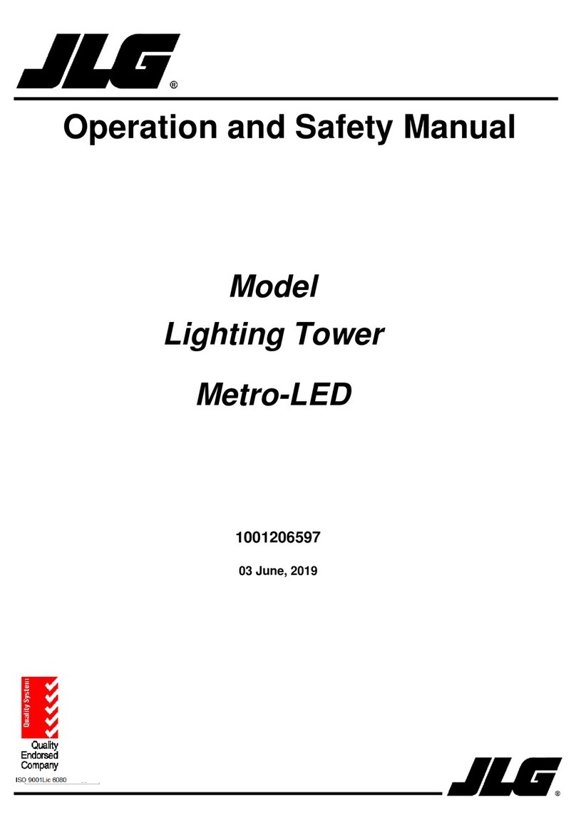 JLG Metro-Led Operation and safety manual