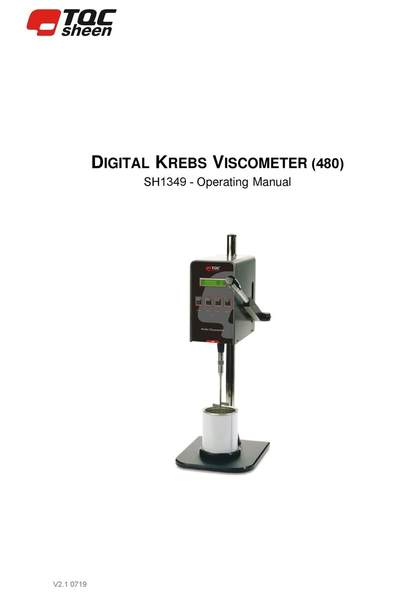 TQC Sheen SH1349 operating manual