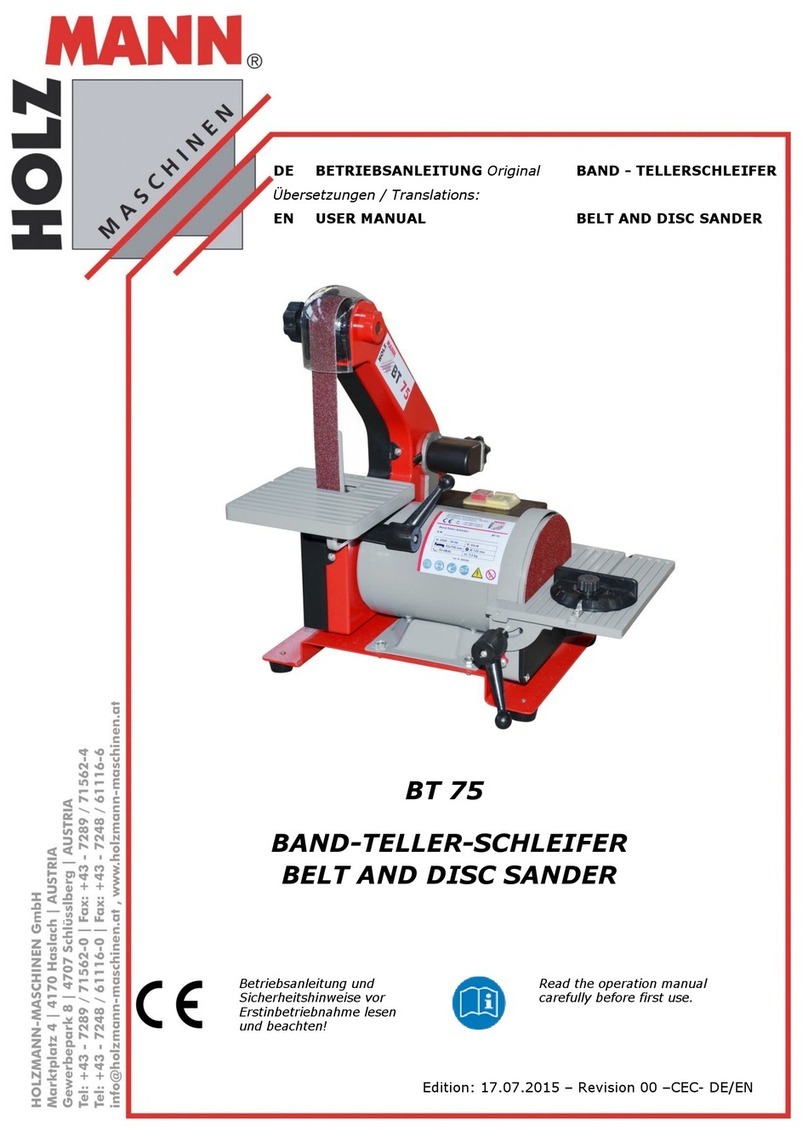 Holzmann BT 75 user manual Holzmann BT 75 user manual