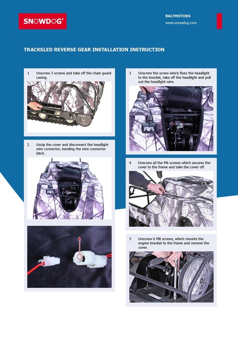 SNOWDOG COMPACT B13 ME WR User manual
