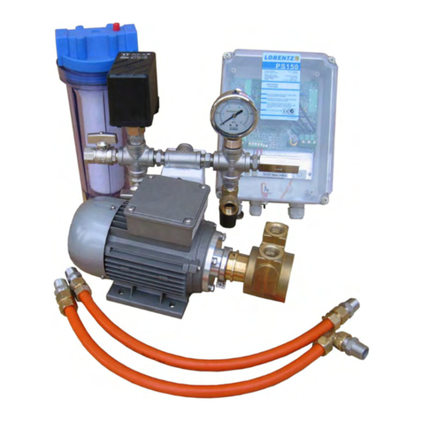 Lorentz PS150 Boost INSTRUCTIONS FOR INSTALLATION OPERATION SERVICE