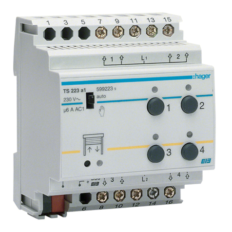 hager TS 223 User instruction