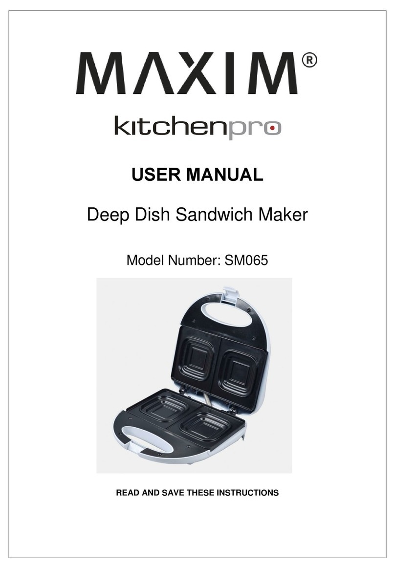 KITCHENPRO MAXIM SM065 user manual