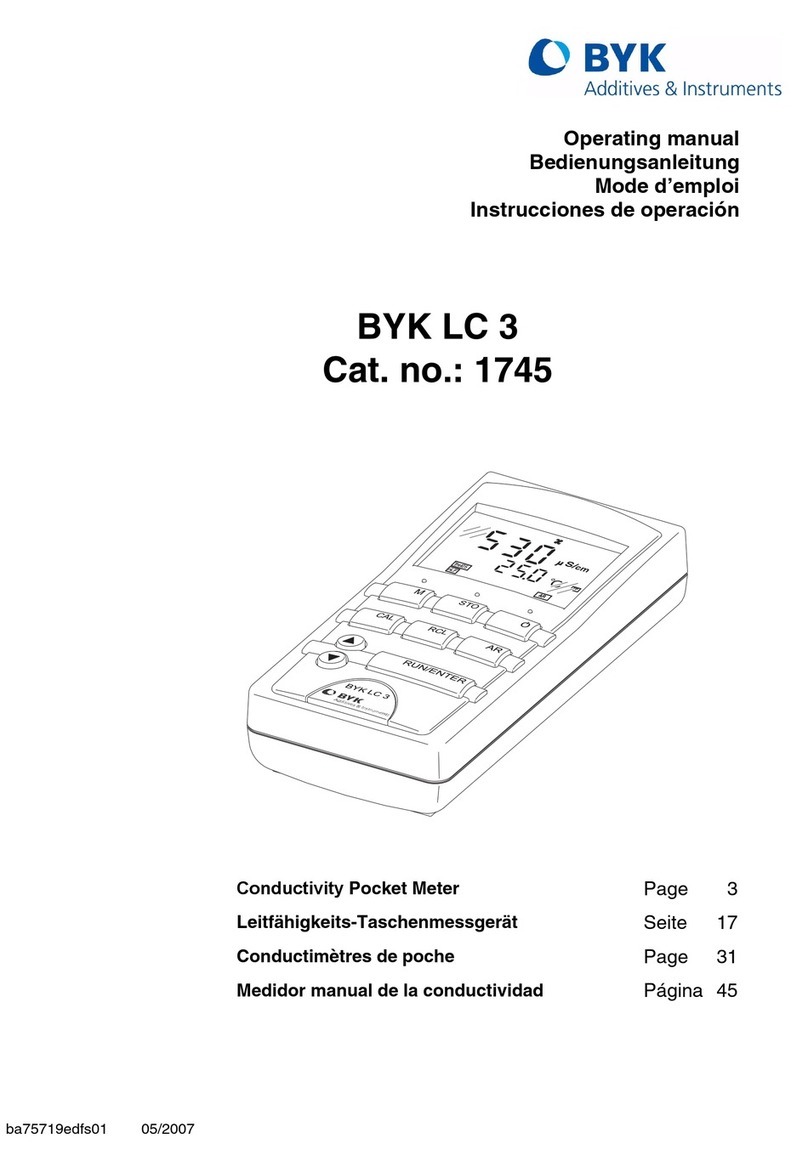 BYK LC 3 operating manual