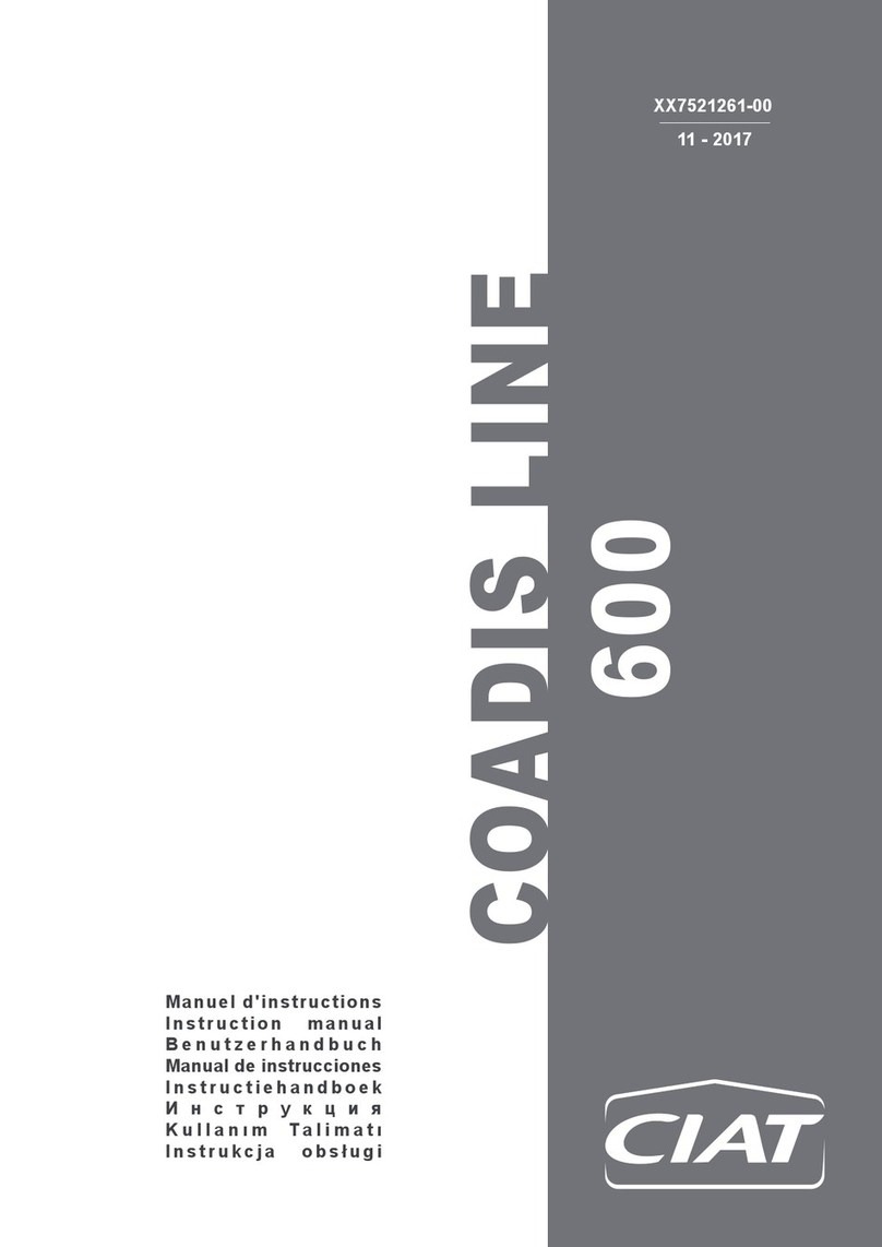 CIAT COADIS LINE 600 instruction manual