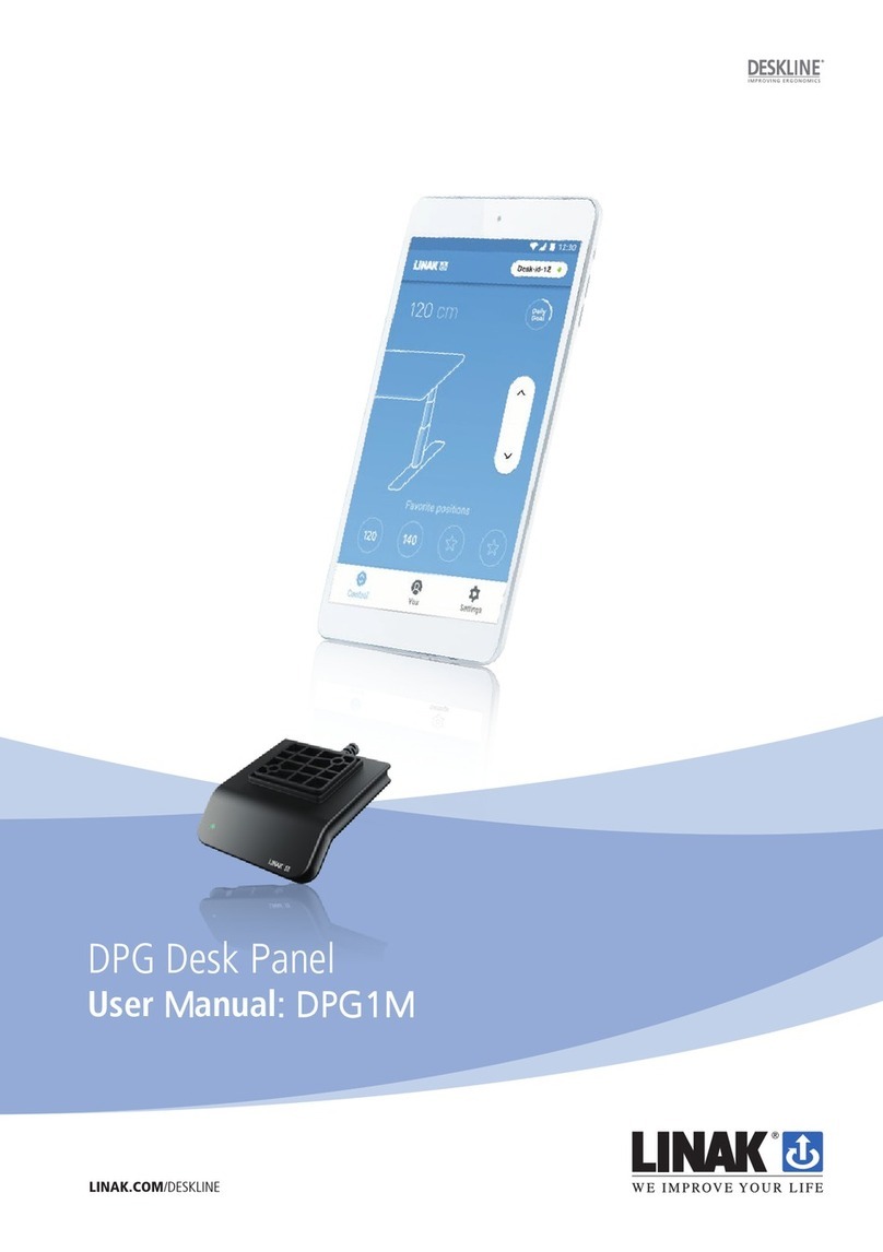 Linak DESKLINE DPG1M User manual