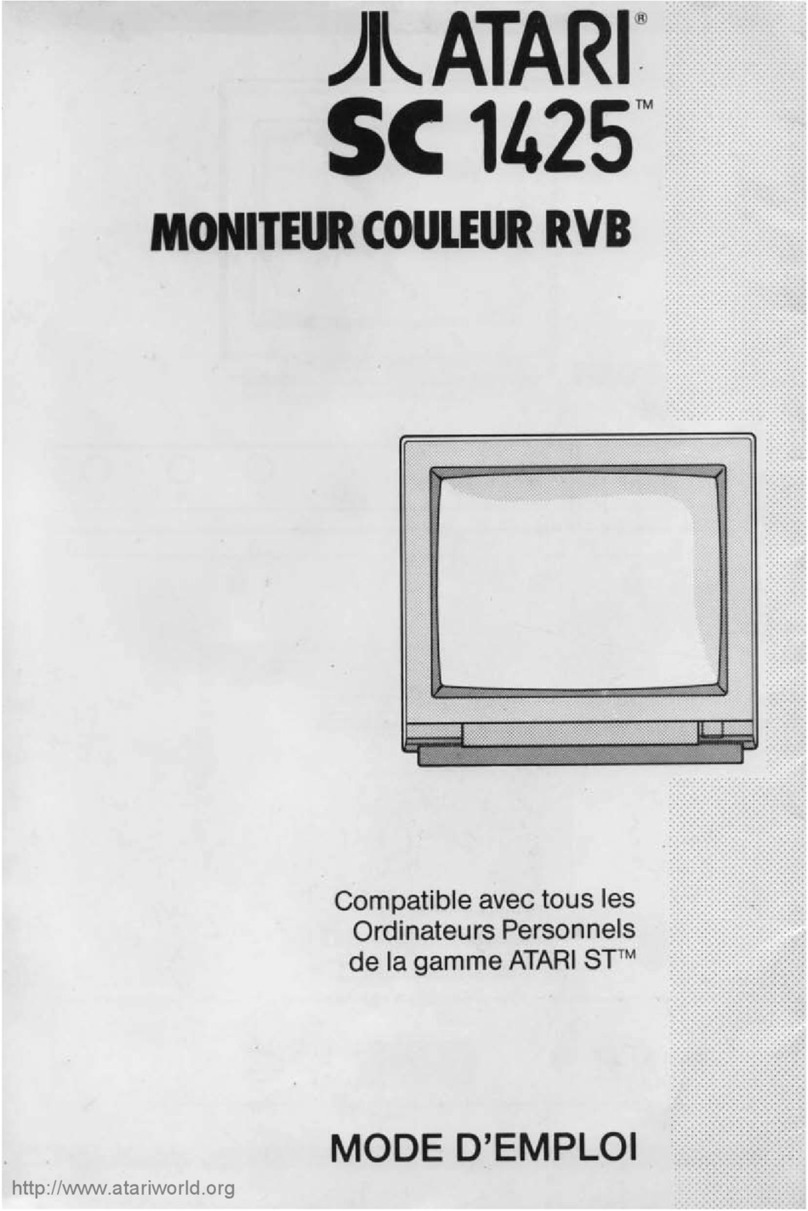 Atari SC 1425 User manual