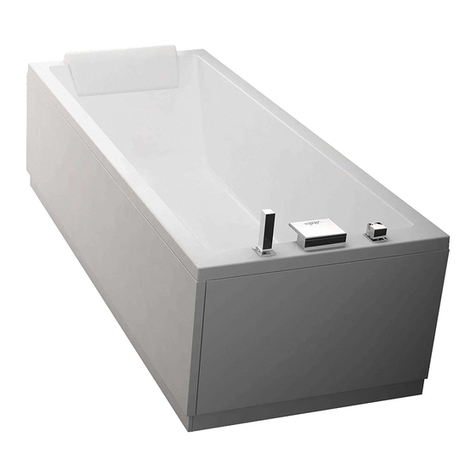 Novellini CALOS 150X70 Instructions for installation, use and maintenance manual