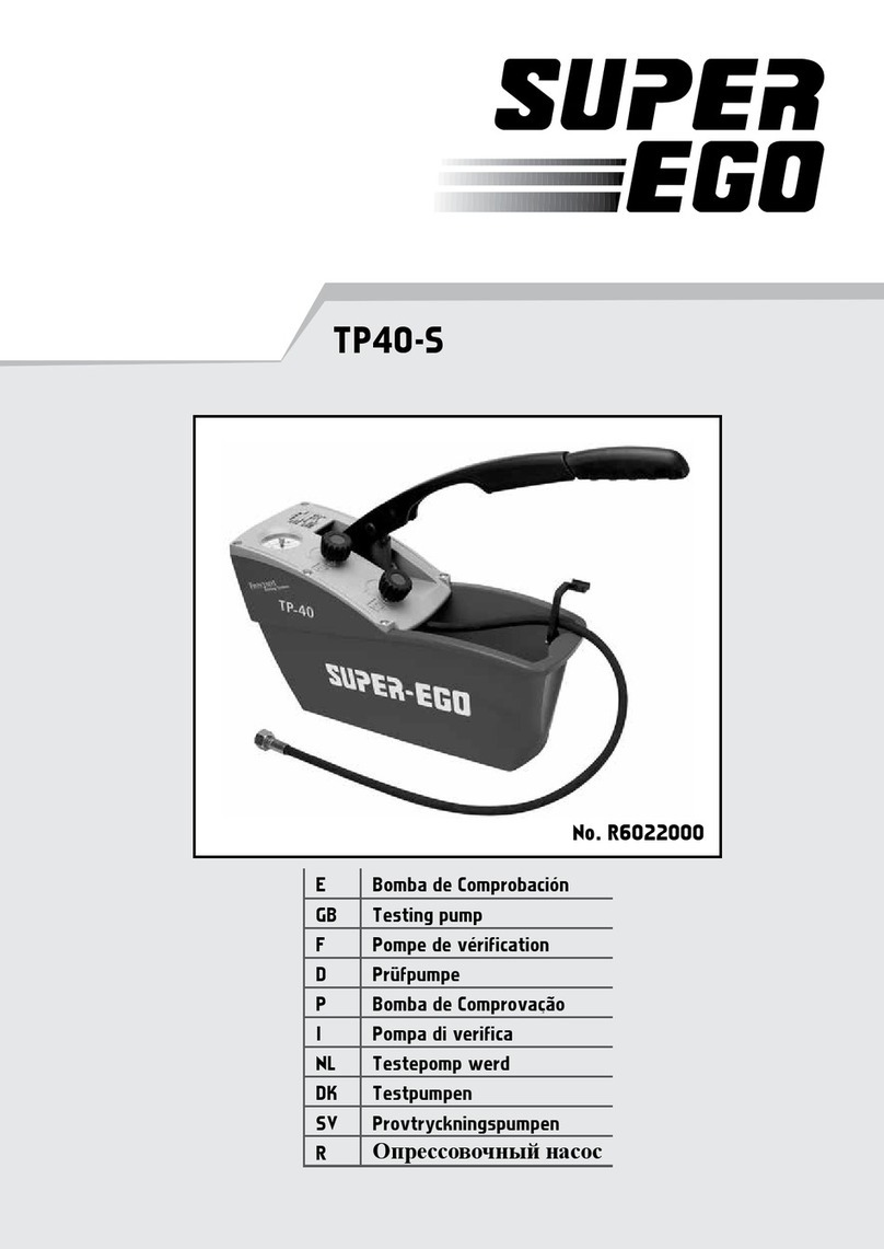 Super Ego TP40-S Directions for use Super Ego TP40-S Directions for use