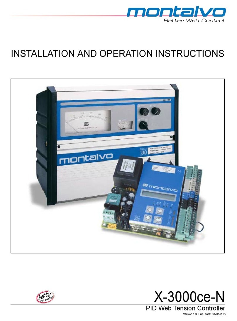 Montalvo X-3000ce-N Installation and operation instructions