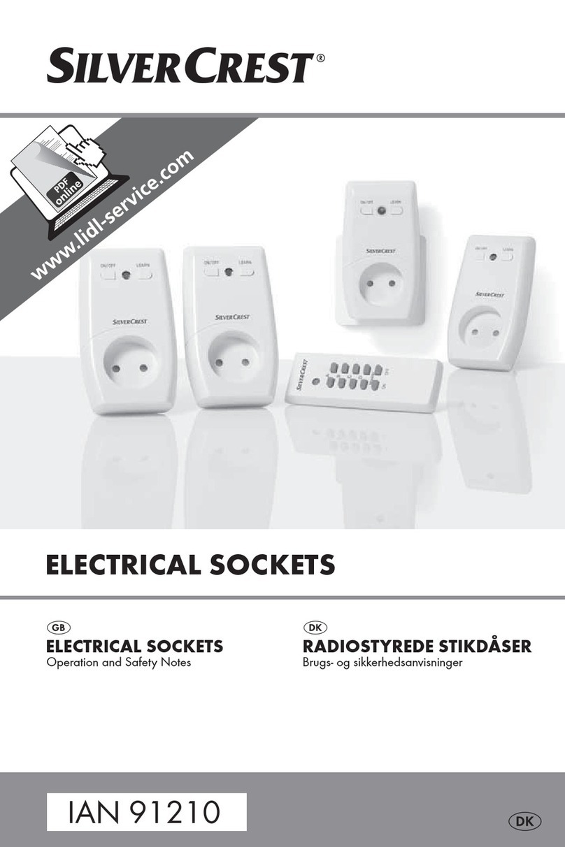 Silvercrest RCS AAA3680-A IP20 Operation and safety notes