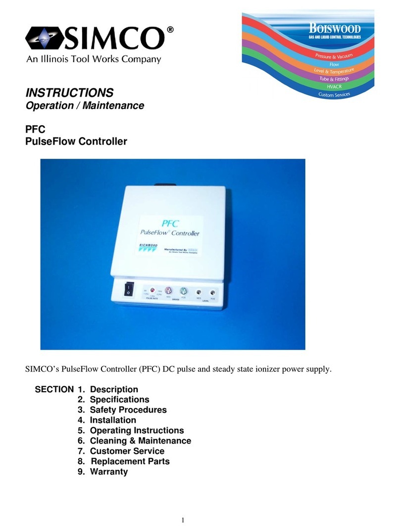 Illinois Tool Works SIMCO PulseFlow PFC instructions