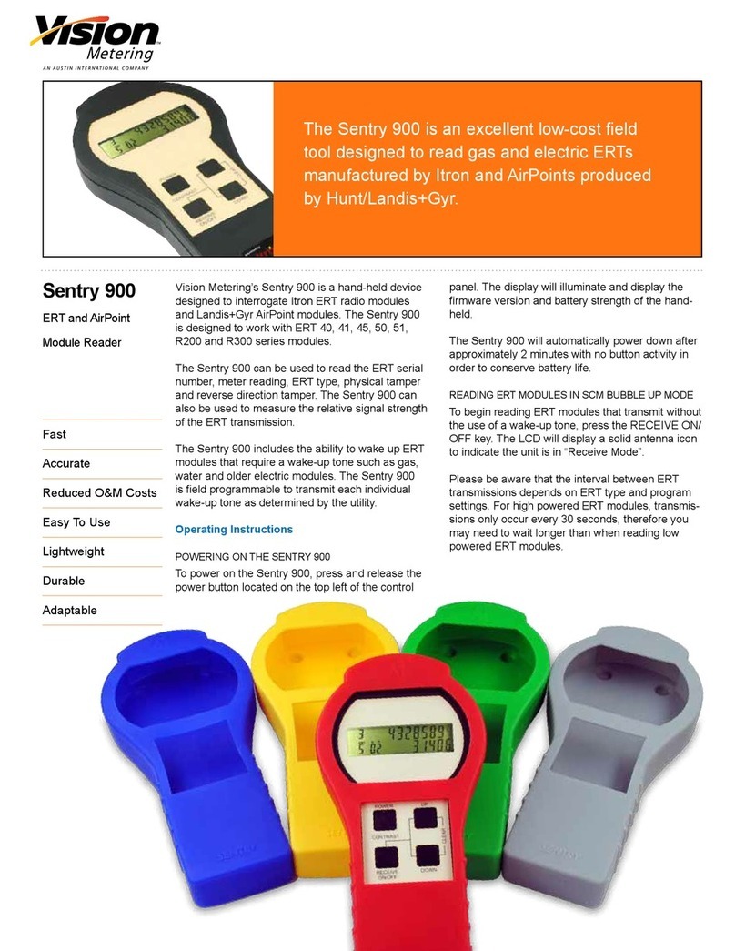 Austin Vision Metering Sentry 900 quick start guide