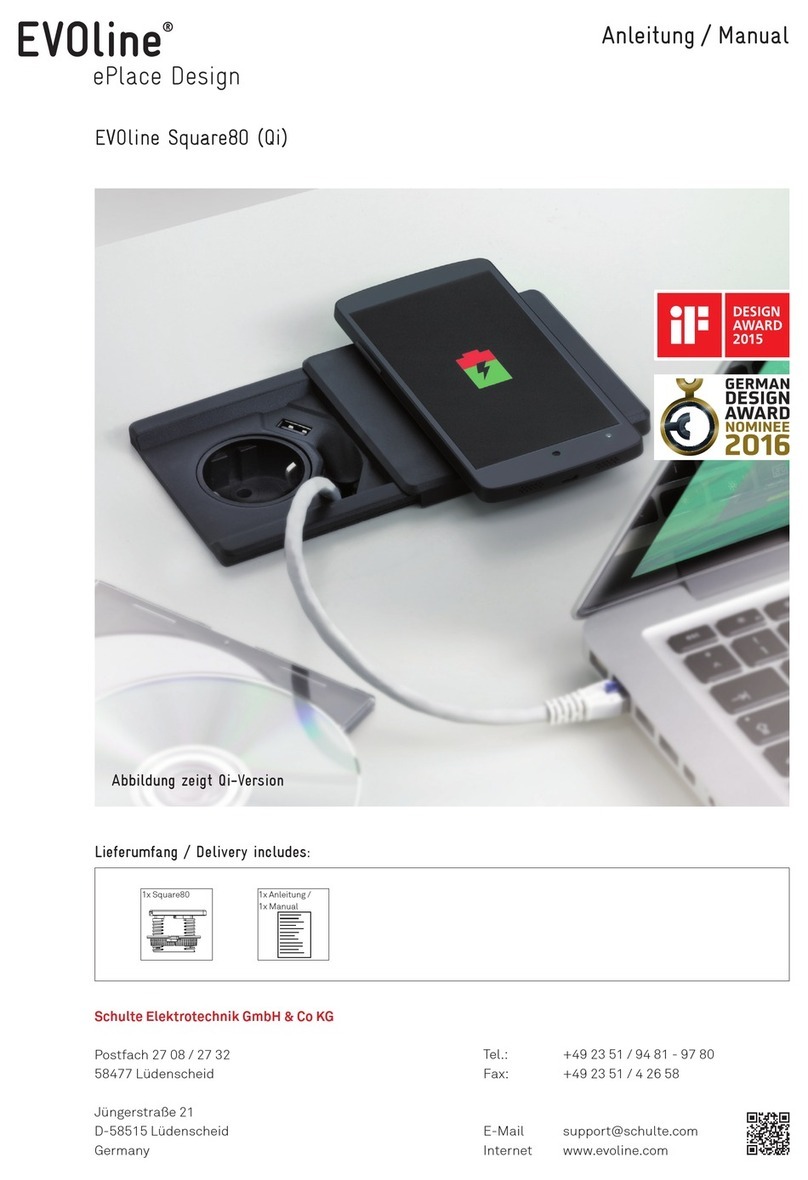 EVOline Square80 manual