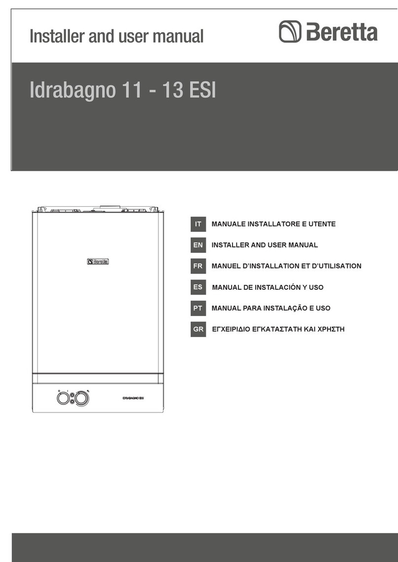 Beretta Idrabagno 11 ESI installer and user manual Beretta Idrabagno 11 ESI installer and user manual