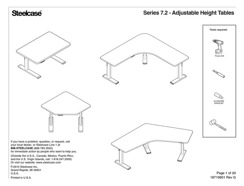 Steelcase 7.2 Series User manual