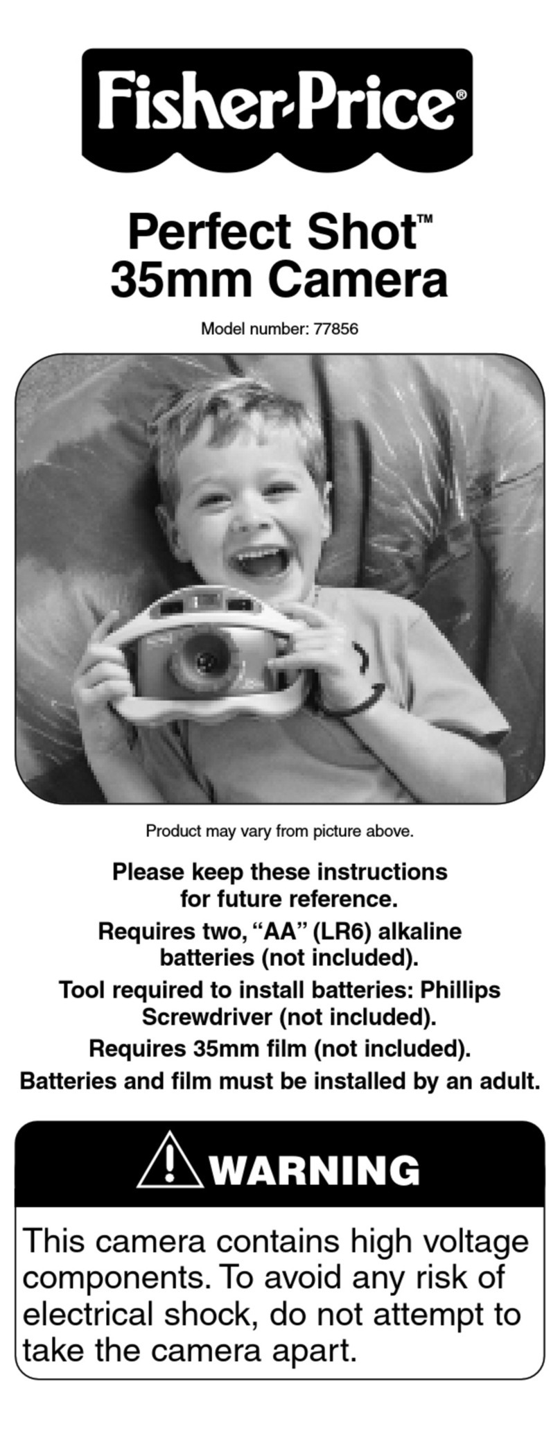 Fisher-Price Perfect Shot 77856 instructions