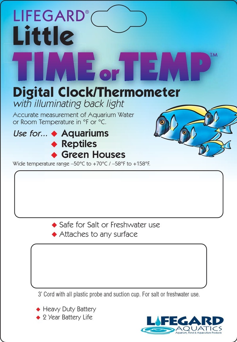 Lifegard Little TIME or TEMP Series manual