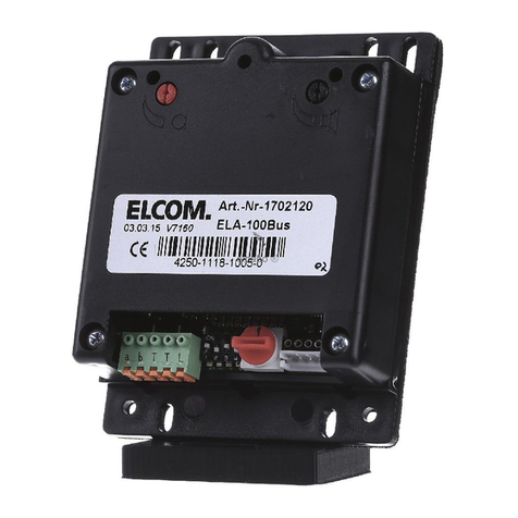 ELCOM ELA-100 quick guide