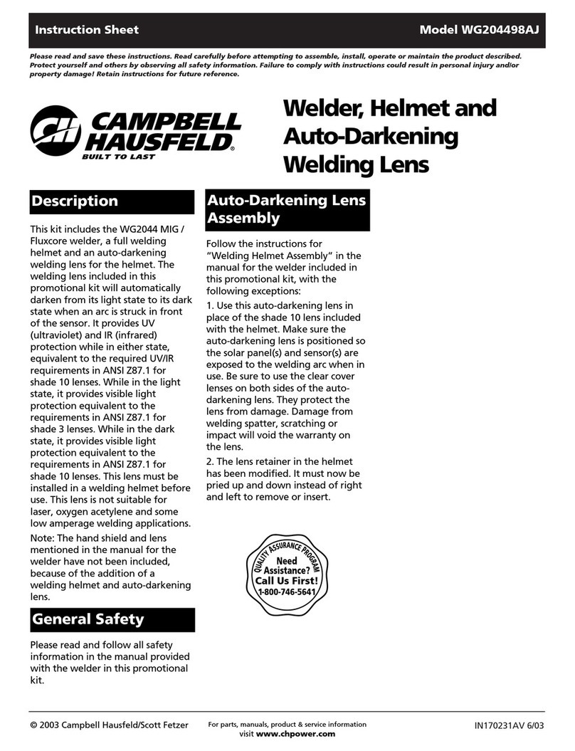 Campbell Hausfeld WG204498AJ User manual Campbell Hausfeld WG204498AJ User manual