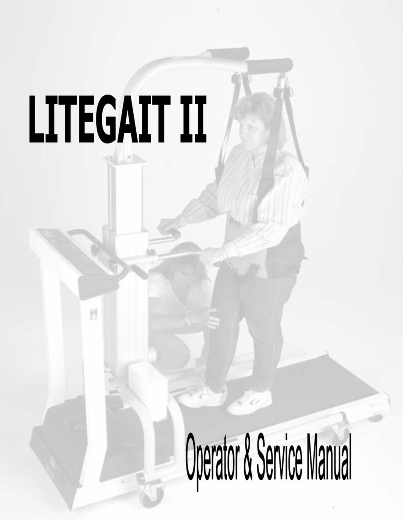 Mobility Research LITEGAIT II Operators & service manual