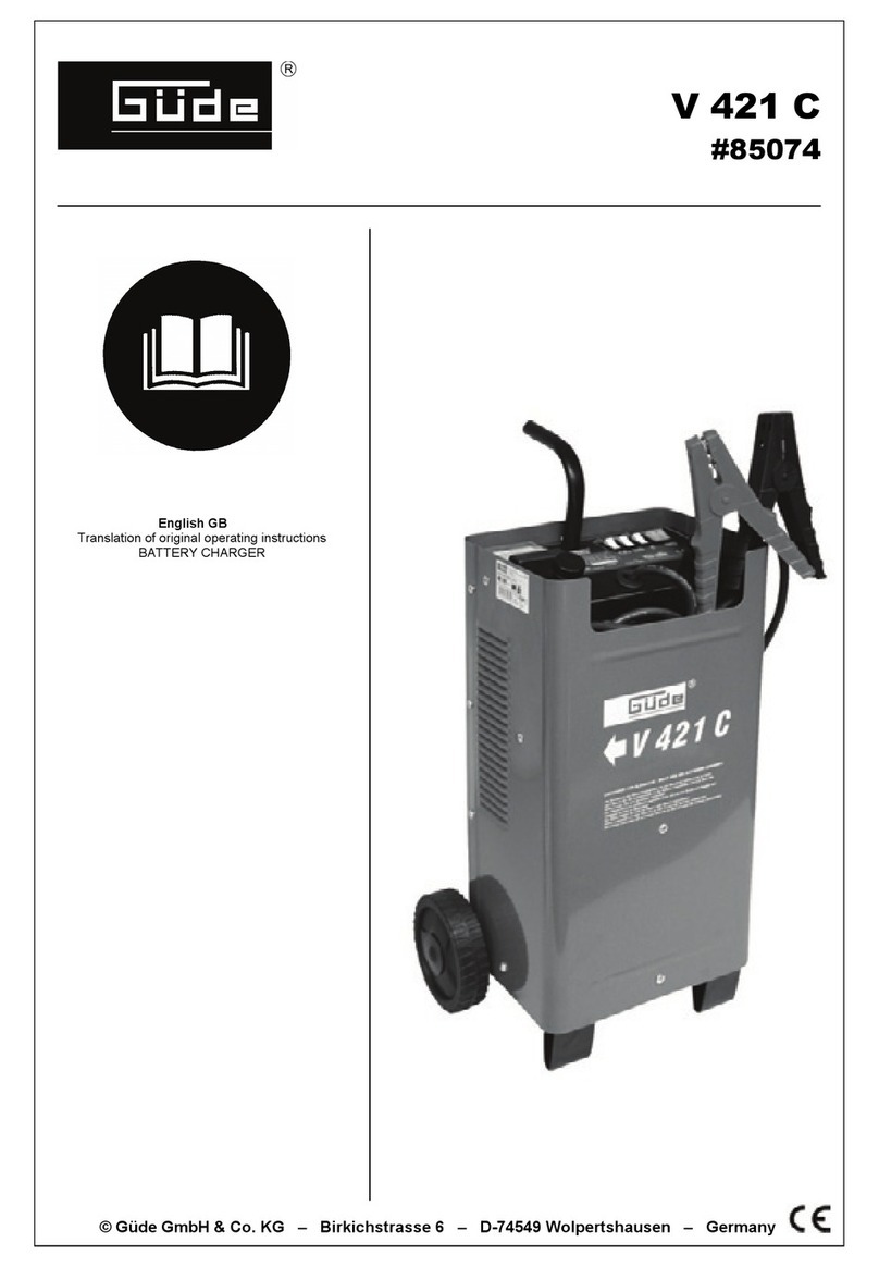 Gude V 421 C Translation of original operating instructions